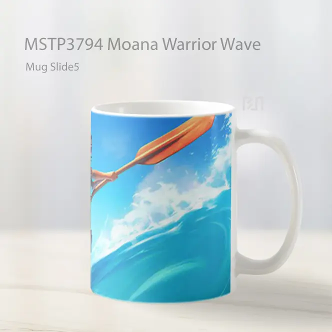 Moana Warrior Wave Mug Gelas Keramik MSTP3794 - All-side / Desain