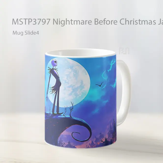 Nightmare Before Christmas Jack Skellington Mug Gelas Keramik MSTP3797