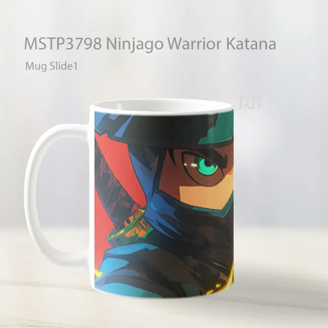 Ninjago Warrior Katana Mug Gelas Keramik MSTP3798 - All-side / Desain