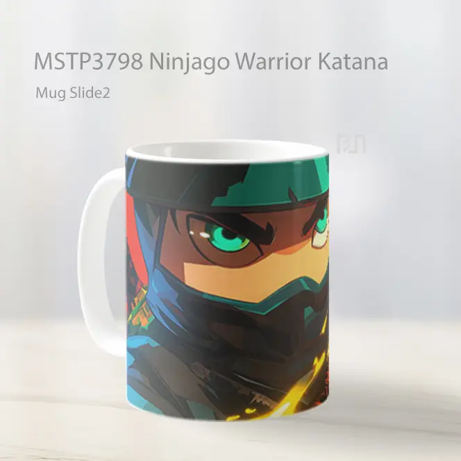Ninjago Warrior Katana Mug Gelas Keramik MSTP3798 - All-side / Desain