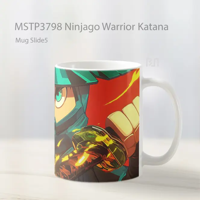 Ninjago Warrior Katana Mug Gelas Keramik MSTP3798 - All-side / Desain