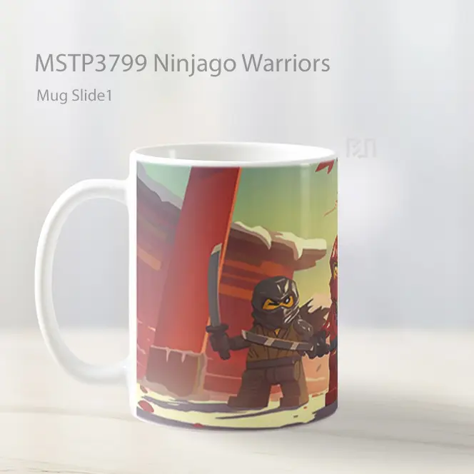Ninjago Warriors Mug Gelas Keramik MSTP3799 - All-side / Desain