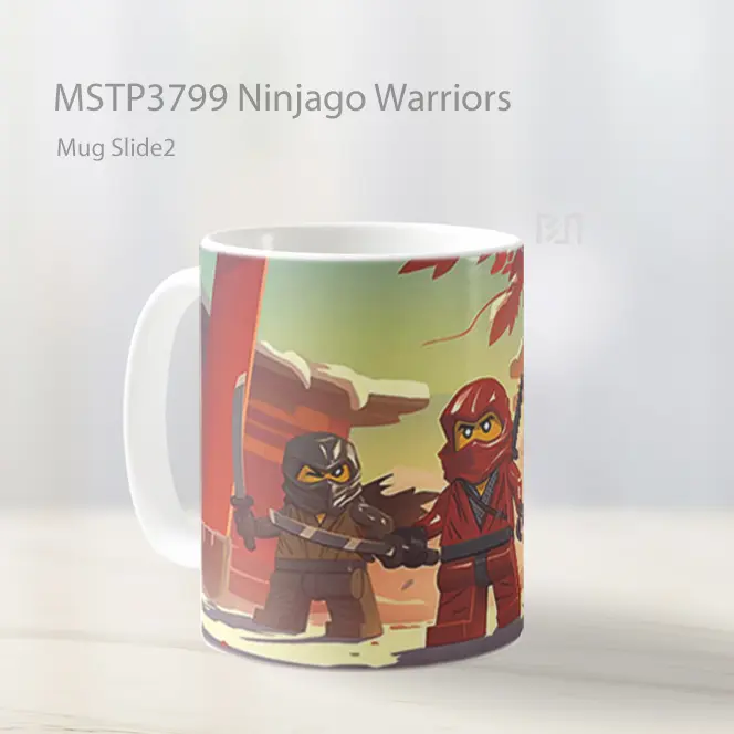 Ninjago Warriors Mug Gelas Keramik MSTP3799 - All-side / Desain