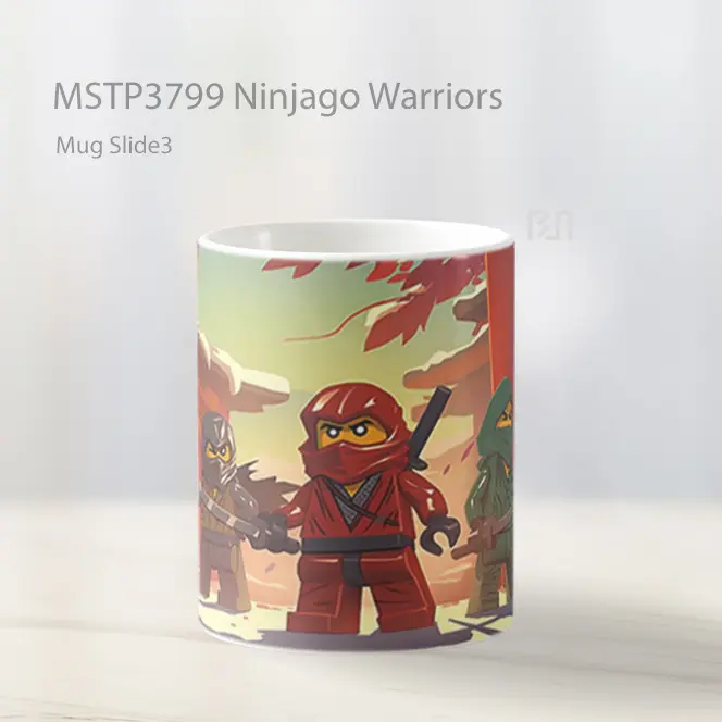 Ninjago Warriors Mug Gelas Keramik MSTP3799 - All-side / Desain