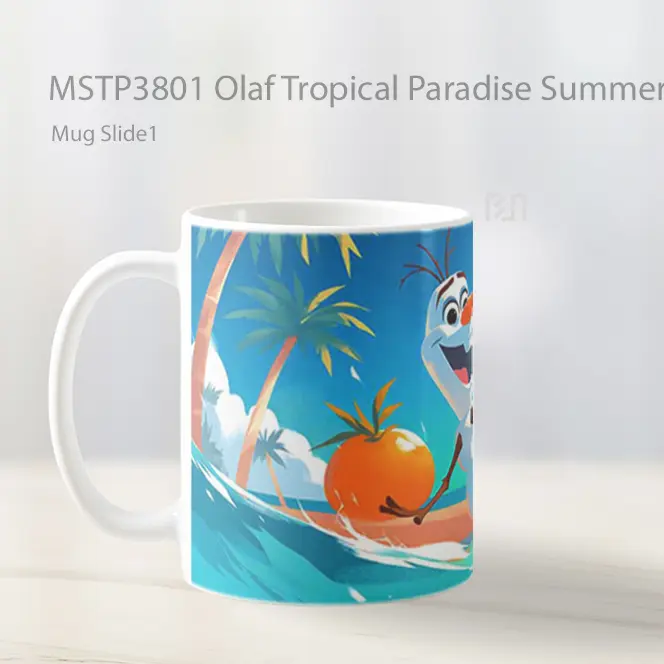 Olaf Tropical Paradise Summer Mug Gelas Keramik MSTP3801 - All-side / Desain