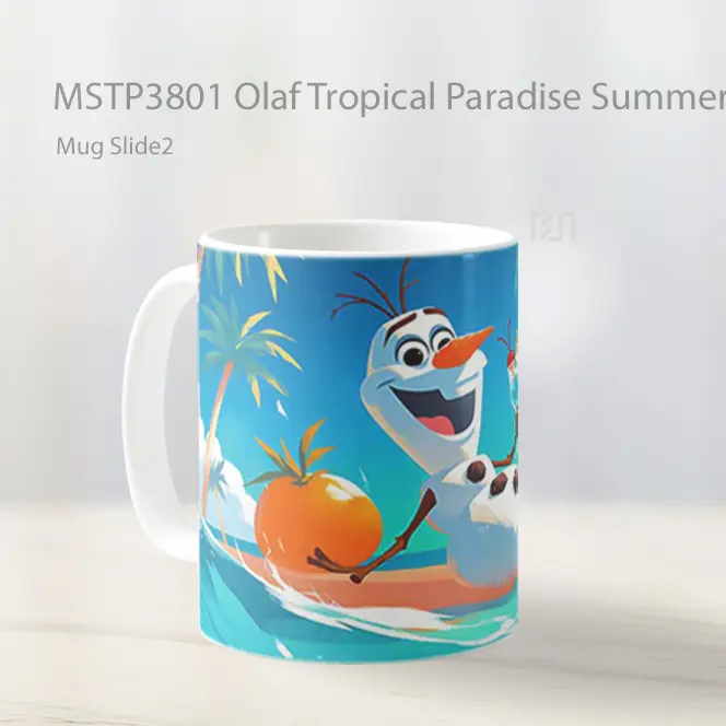 Olaf Tropical Paradise Summer Mug Gelas Keramik MSTP3801 - All-side / Desain