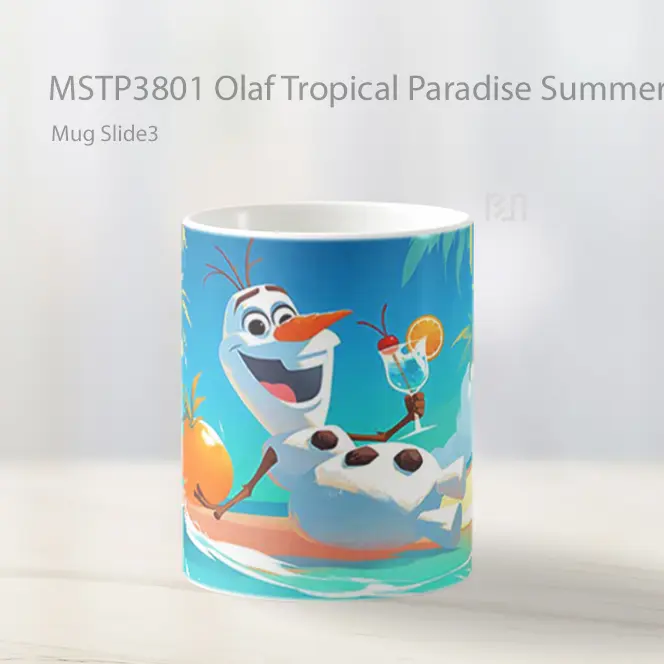 Olaf Tropical Paradise Summer Mug Gelas Keramik MSTP3801 - All-side / Desain