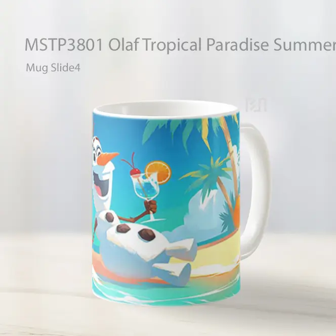 Olaf Tropical Paradise Summer Mug Gelas Keramik MSTP3801