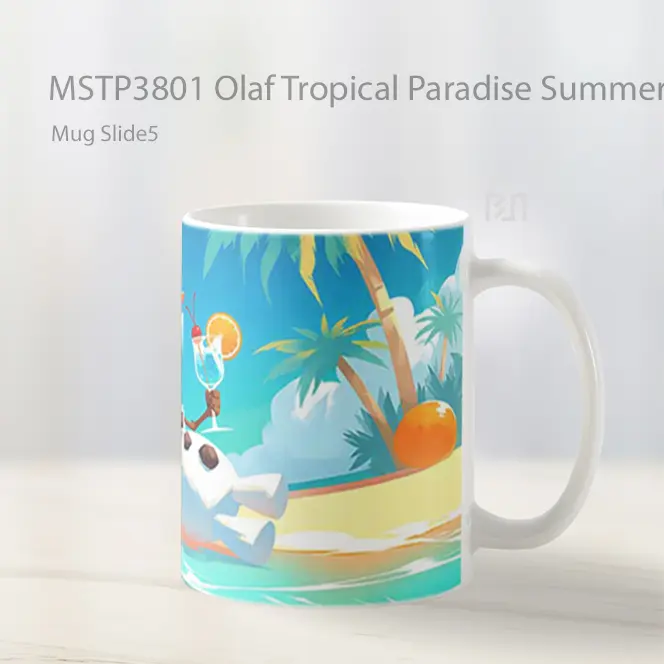 Olaf Tropical Paradise Summer Mug Gelas Keramik MSTP3801 - All-side / Desain