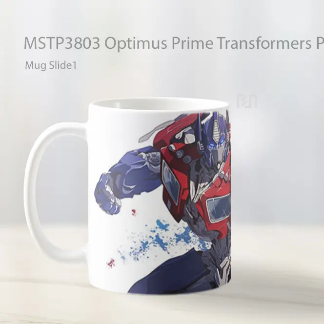 Optimus Prime Transformers Power Punch Mug Gelas Keramik MSTP3803 - All-side / Desain