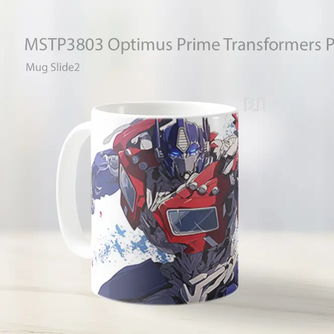 Optimus Prime Transformers Power Punch Mug Gelas Keramik MSTP3803 - All-side / Desain
