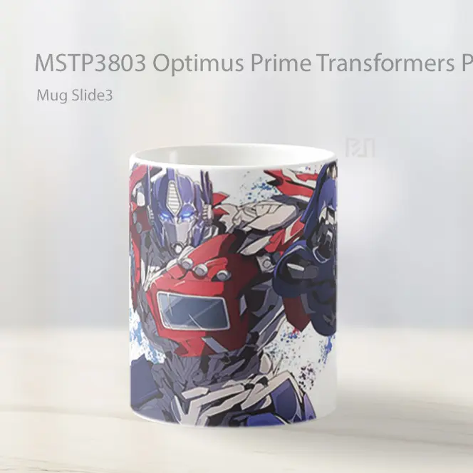 Optimus Prime Transformers Power Punch Mug Gelas Keramik MSTP3803 - All-side / Desain