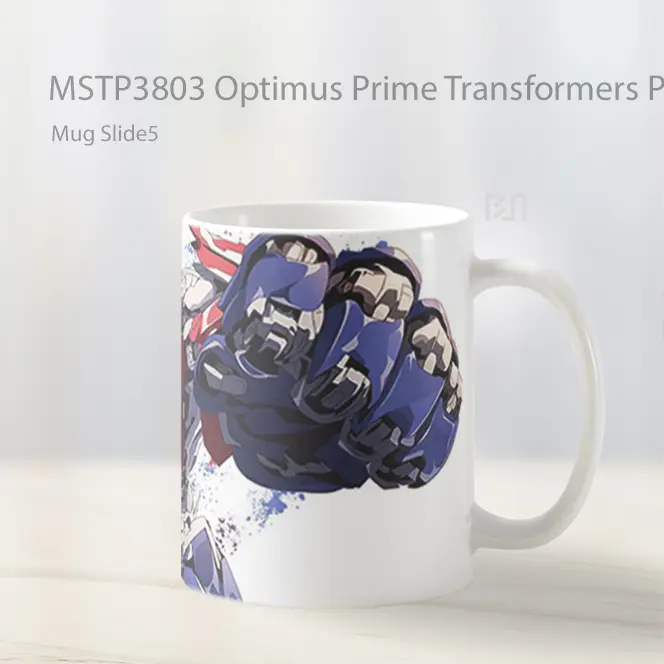 Optimus Prime Transformers Power Punch Mug Gelas Keramik MSTP3803 - All-side / Desain