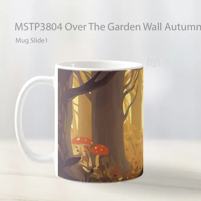 Over The Garden Wall Autumn Forest Mug Gelas Keramik MSTP3804 - All-side / Desain