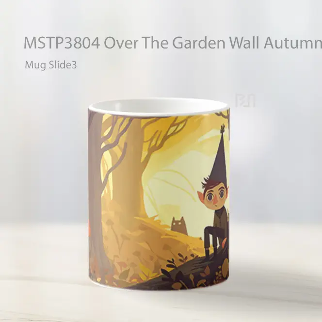Over The Garden Wall Autumn Forest Mug Gelas Keramik MSTP3804 - All-side / Desain