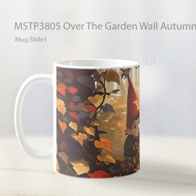 Over The Garden Wall Autumn Gnomes Mug Gelas Keramik MSTP3805 - All-side / Desain