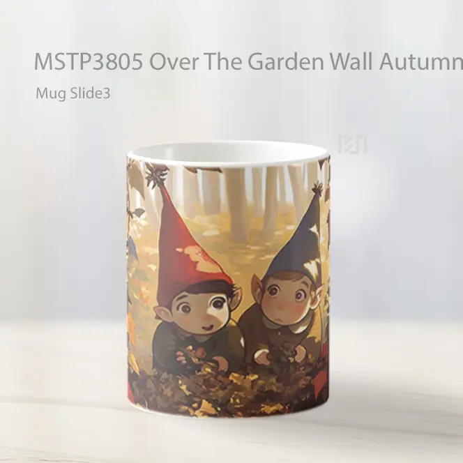 Over The Garden Wall Autumn Gnomes Mug Gelas Keramik MSTP3805 - All-side / Desain
