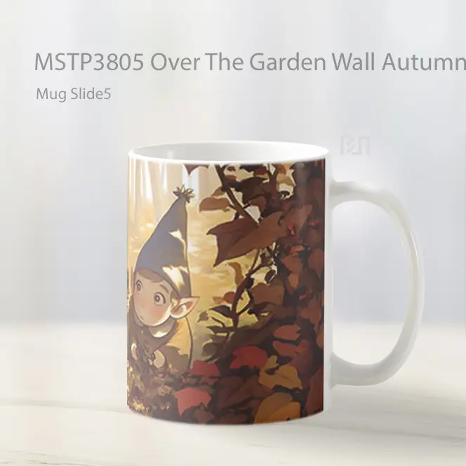 Over The Garden Wall Autumn Gnomes Mug Gelas Keramik MSTP3805 - All-side / Desain