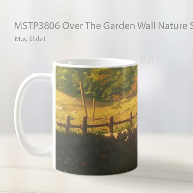 Over The Garden Wall Nature Scene Mug Gelas Keramik MSTP3806 - All-side / Desain
