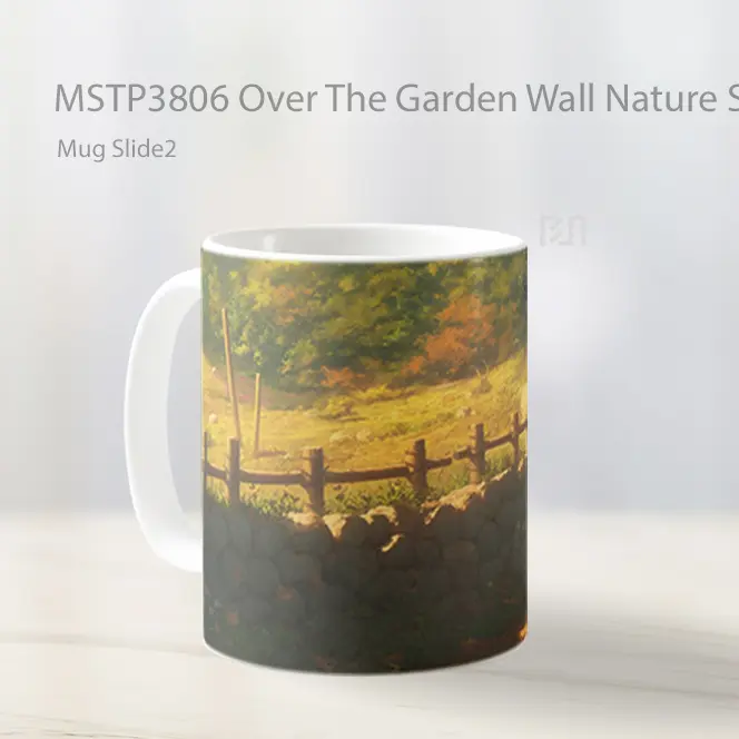 Over The Garden Wall Nature Scene Mug Gelas Keramik MSTP3806 - All-side / Desain