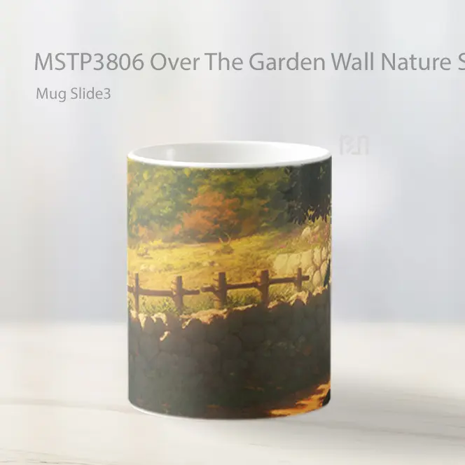 Over The Garden Wall Nature Scene Mug Gelas Keramik MSTP3806 - All-side / Desain