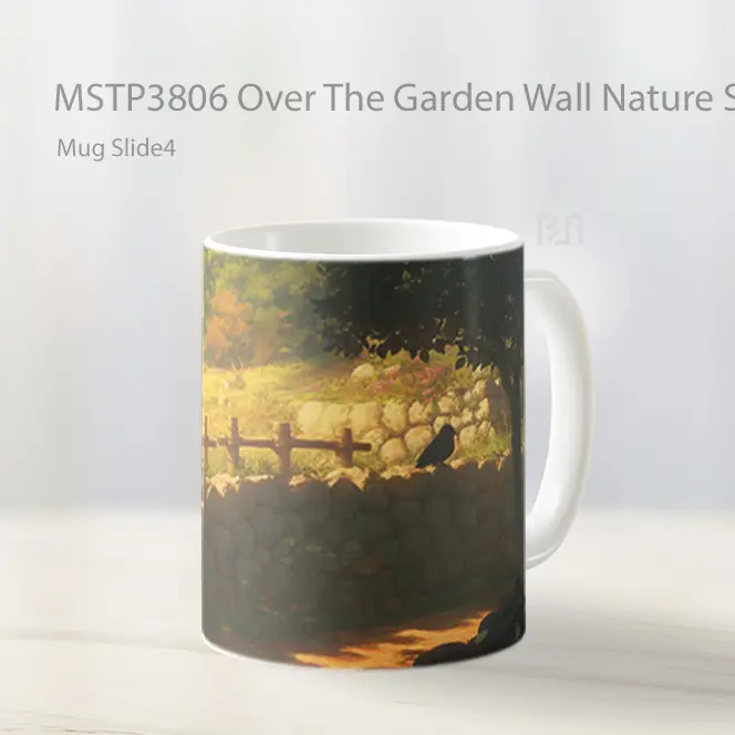 Over The Garden Wall Nature Scene Mug Gelas Keramik MSTP3806