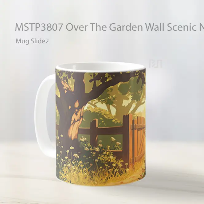 Over The Garden Wall Scenic Nature Mug Gelas Keramik MSTP3807 - All-side / Desain