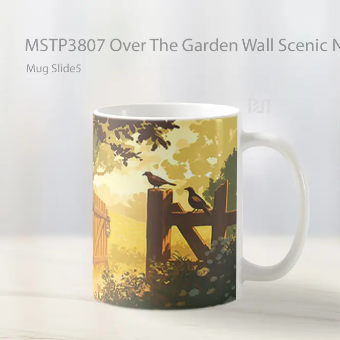 Over The Garden Wall Scenic Nature Mug Gelas Keramik MSTP3807 - All-side / Desain