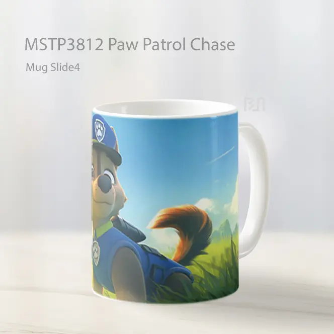 Paw Patrol Chase Mug Gelas Keramik MSTP3812