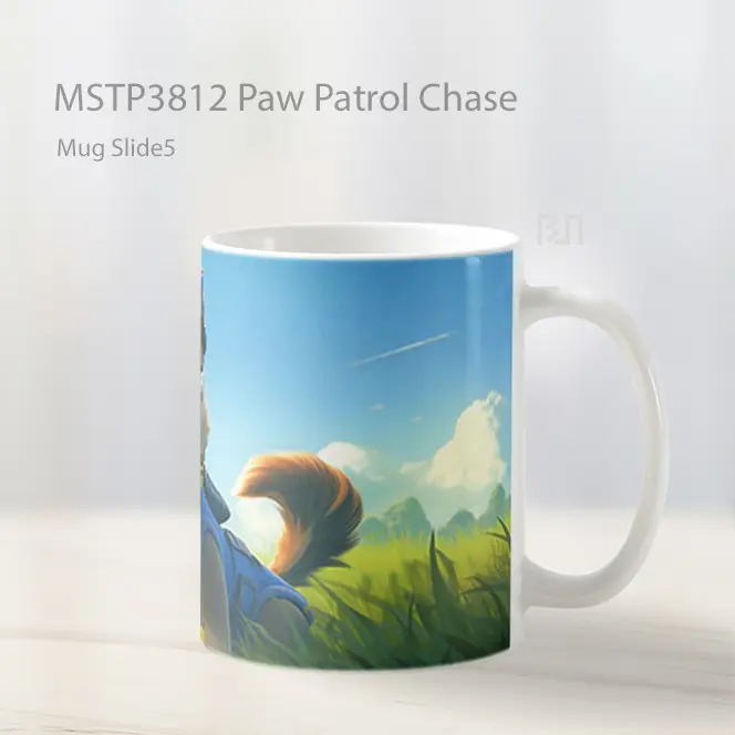Paw Patrol Chase Mug Gelas Keramik MSTP3812 - All-side / Desain