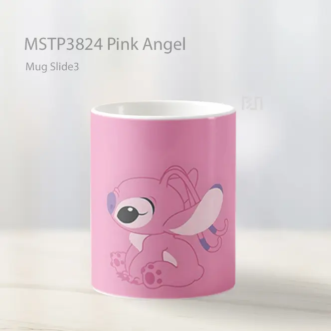 Pink Angel Mug Gelas Keramik MSTP3824 - All-side / Desain