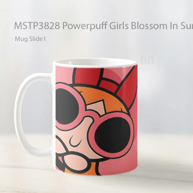 Powerpuff Girls Blossom In Sumglasses Mug Gelas Keramik MSTP3828 - All-side / Desain