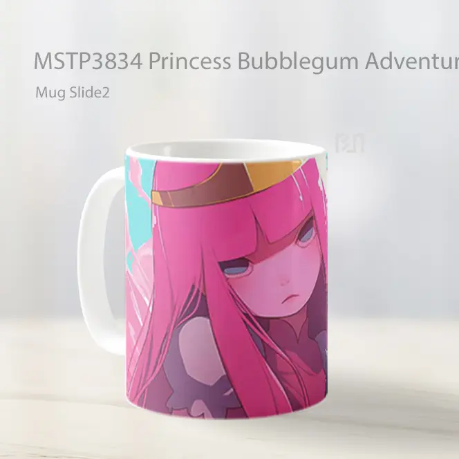 Princess Bubblegum Adventure Time 1 Mug Gelas Keramik MSTP3834 - All-side / Desain