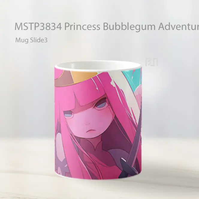 Princess Bubblegum Adventure Time 1 Mug Gelas Keramik MSTP3834 - All-side / Desain