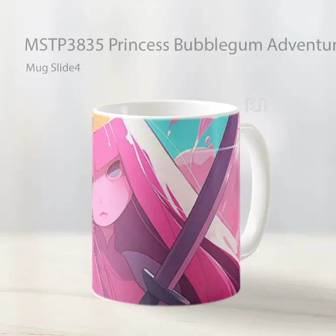Princess Bubblegum Adventure Time Mug Gelas Keramik MSTP3835