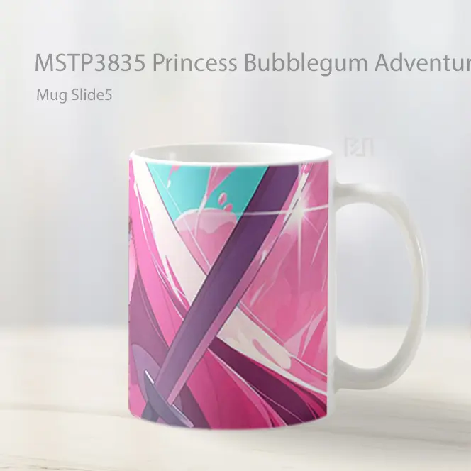 Princess Bubblegum Adventure Time Mug Gelas Keramik MSTP3835 - All-side / Desain