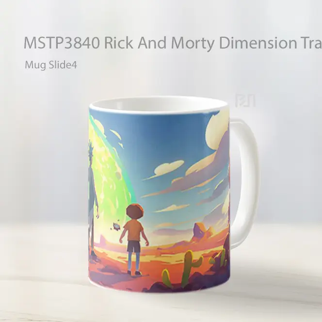 Rick And Morty Dimension Travel Mug Gelas Keramik MSTP3840