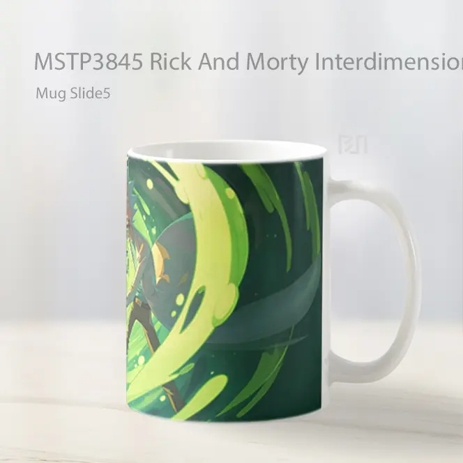 Rick And Morty Interdimensional Chaos Mug Gelas Keramik MSTP3845 - All-side / Desain