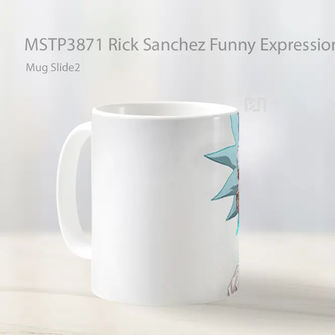 Rick Sanchez Funny Expression Mug Gelas Keramik MSTP3871 - All-side / Desain