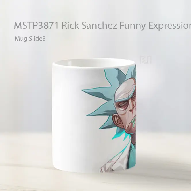 Rick Sanchez Funny Expression Mug Gelas Keramik MSTP3871 - All-side / Desain