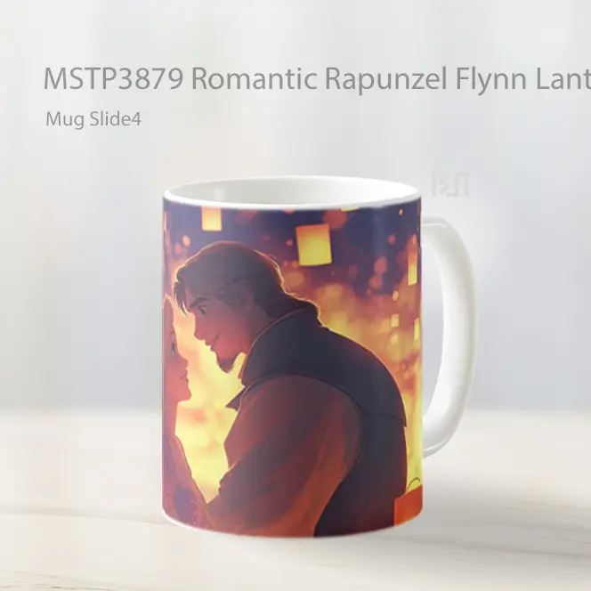 Romantic Rapunzel Flynn Lanterns Mug Gelas Keramik MSTP3879