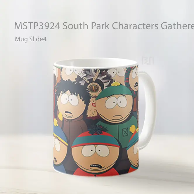 South Park Characters Gathered Group Mug Gelas Keramik MSTP3924
