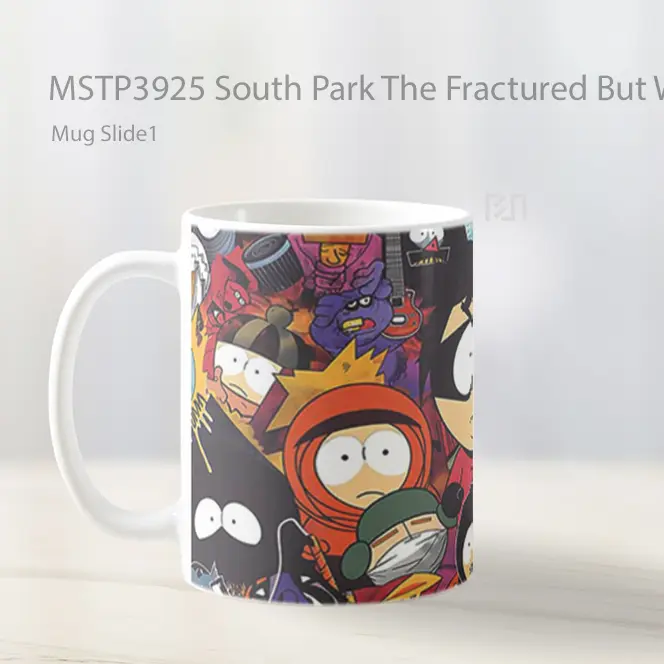 South Park The Fractured But Whole Heroes Mug Gelas Keramik MSTP3925 - All-side / Desain
