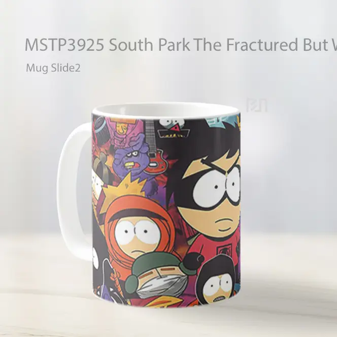 South Park The Fractured But Whole Heroes Mug Gelas Keramik MSTP3925 - All-side / Desain