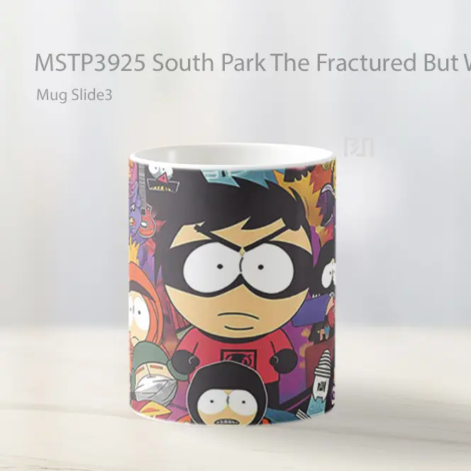 South Park The Fractured But Whole Heroes Mug Gelas Keramik MSTP3925 - All-side / Desain