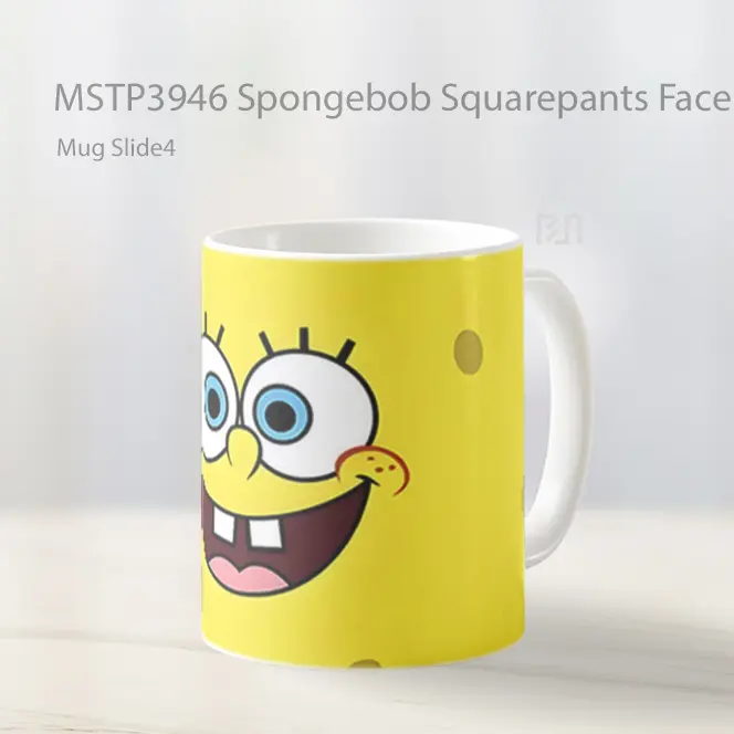 Spongebob Squarepants Face Mug Gelas Keramik MSTP3946
