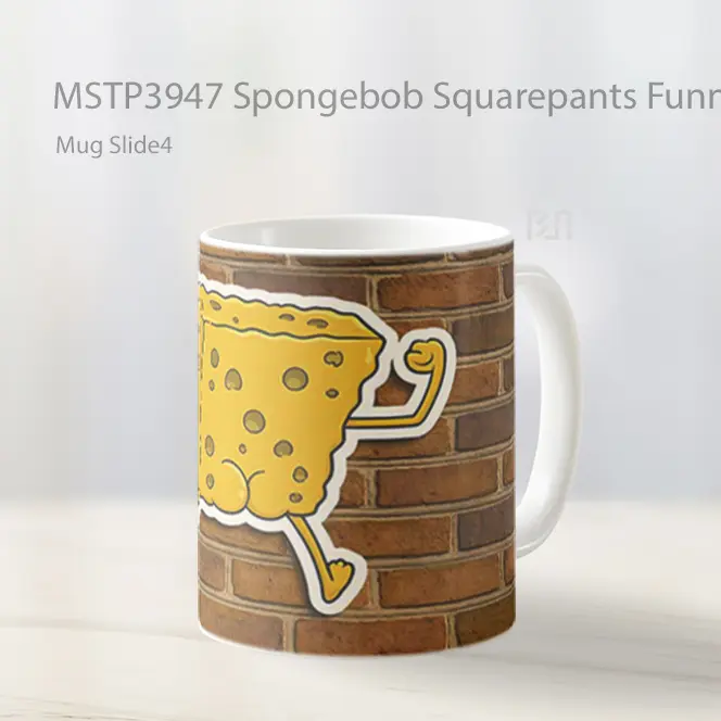 Spongebob Squarepants Funny Flex Mug Gelas Keramik MSTP3947