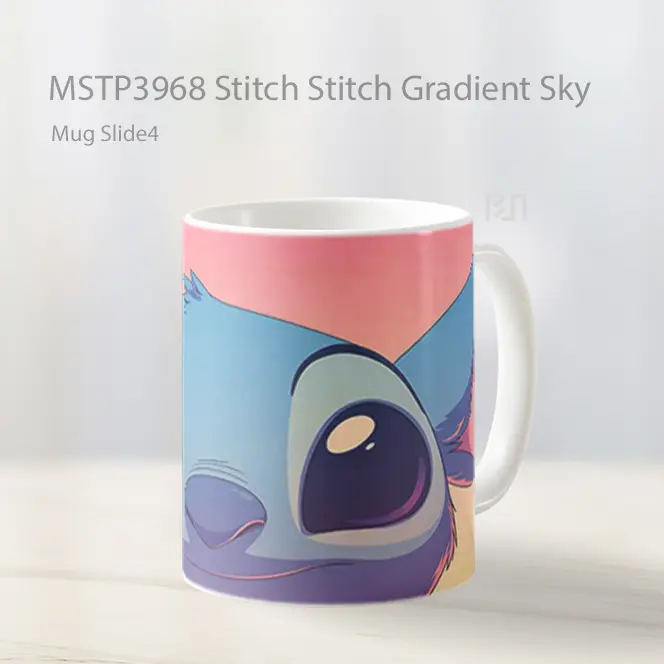 Stitch Stitch Gradient Sky Mug Gelas Keramik MSTP3968