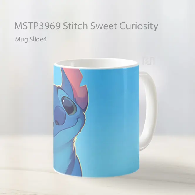 Stitch Sweet Curiosity Mug Gelas Keramik MSTP3969