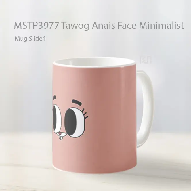 Tawog Anais Face Minimalist Mug Gelas Keramik MSTP3977